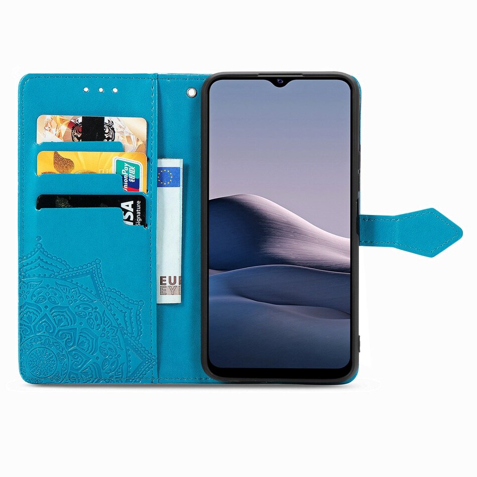 Voor Vivo Y20 Flip Wallet Leather Case Voor Vivo Y20 Case Voor Vivo Y20 Achterkant Kaartsleuf Telefoon Gevallen