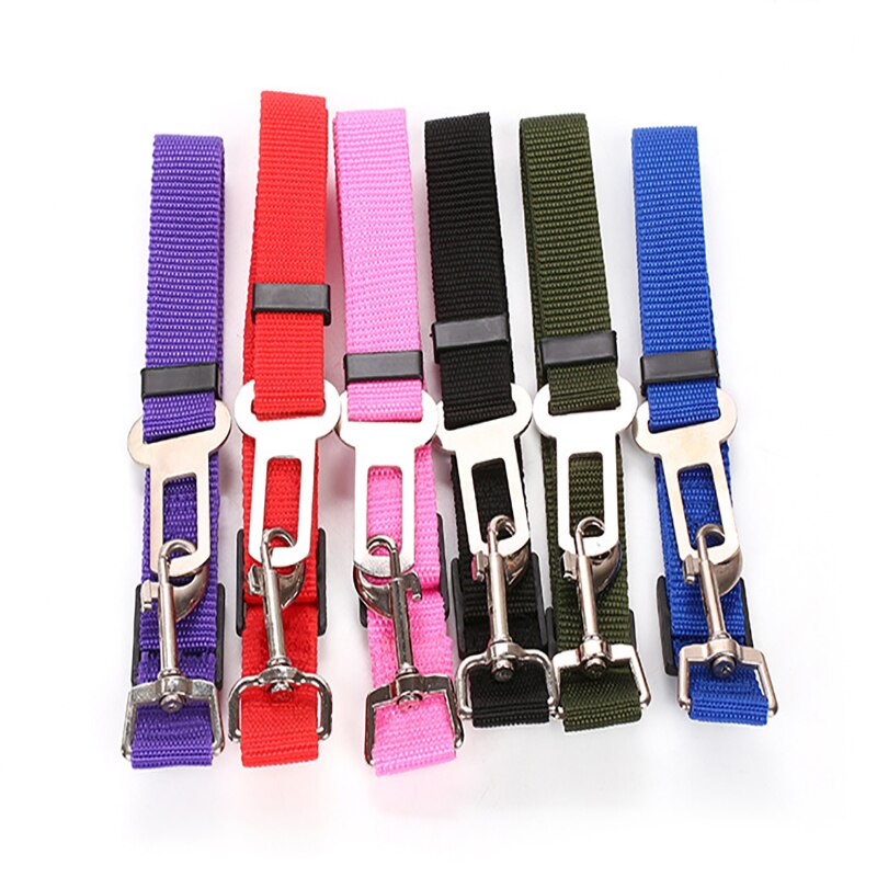 Verstelbare Hond Kat Autogordel Huisdier Autogordel Leash Voor Honden Reizen Tractie Kraag Harness Hondenriem Clip huisdier Product