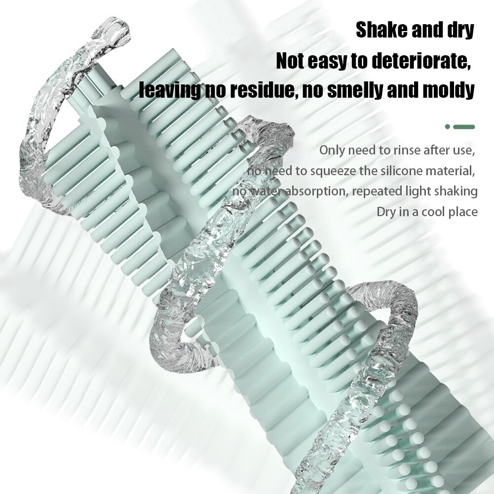 Lavage enlever les taches outil de nettoyage bouteille brosse antidérapant cuisine Flexible Durable longue poignée bébé alimentation Silicone souple