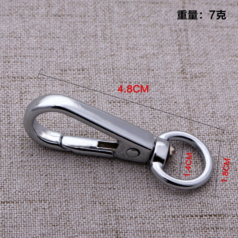 5pcs Metal Swivel Snap Lobster Claw Clasp Carabiner for DIY Handbag Jewelry Keyring Keychain Make Supplies Accessories