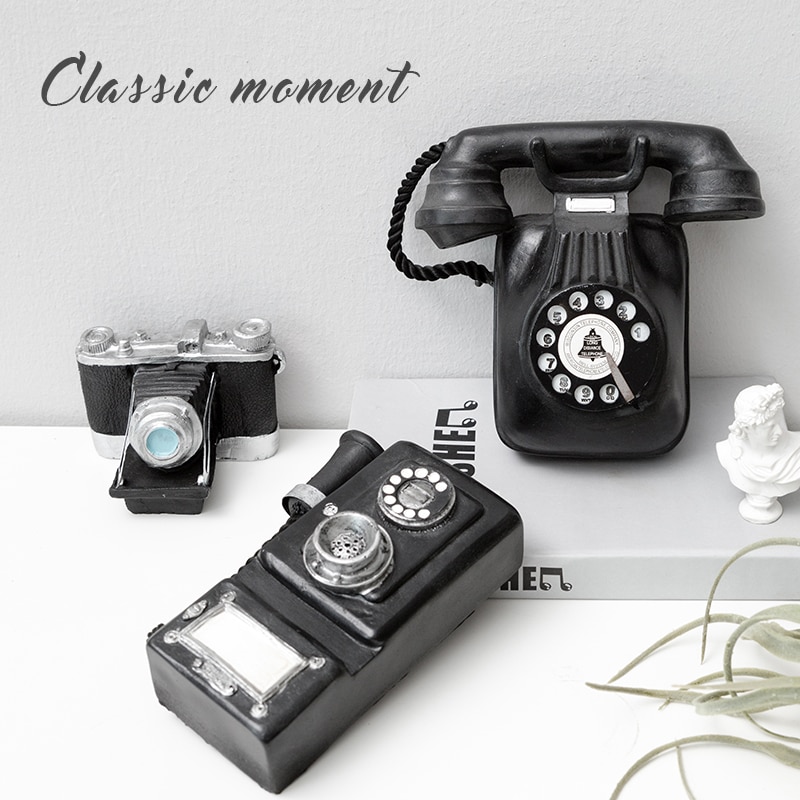 Retro wall phone pendant restaurant wall decoration bar restaurant coffee shop wall decoration