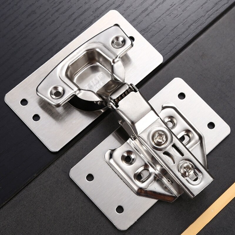 Stainless Steel Hinge Repair Plate Hinge Tools Hinge Repair Brackets Cabinet Furniture Door Repair Hinge Accessories