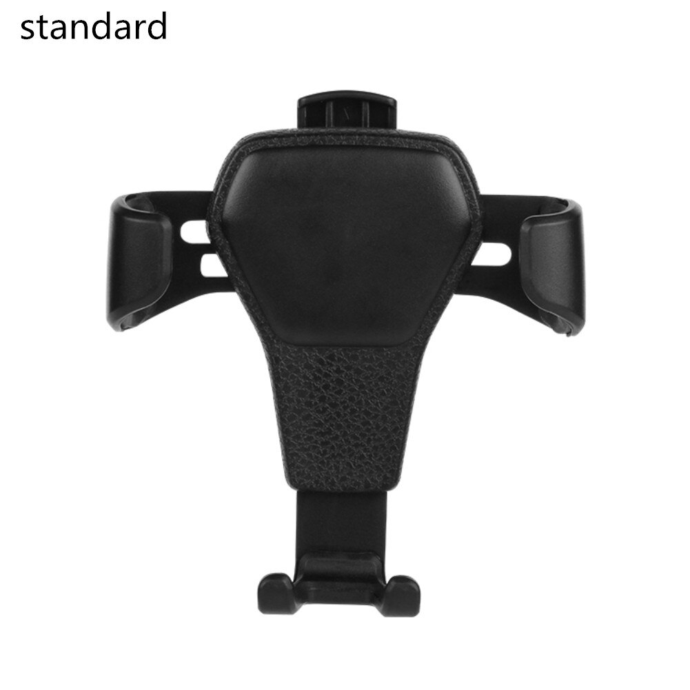 Universal Car Gravity Air Vent Phone Holder For i Ph one S amsung Phone Bracket: Black