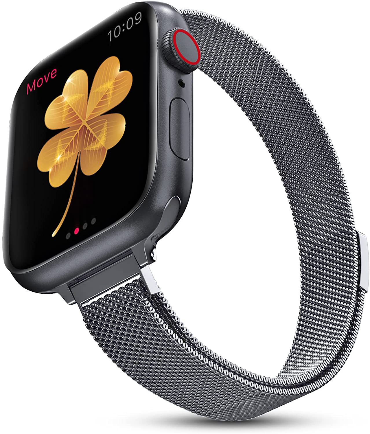 Milanesiskt öglearmband för apple watch-band 40mm 44mm 41mm 45mm 42mm 49mm 38mm slimt armband iwatch-serien 3 5 4 6 se 7 8 ultra 2 9: Isblå / 22mm