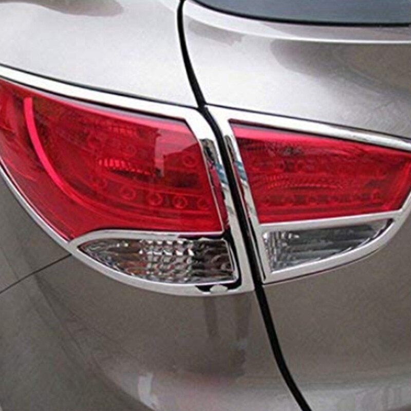 6x Voor Hyundai Tucson IX35 Abs Chrome Achter Achterlicht Lamp Kap