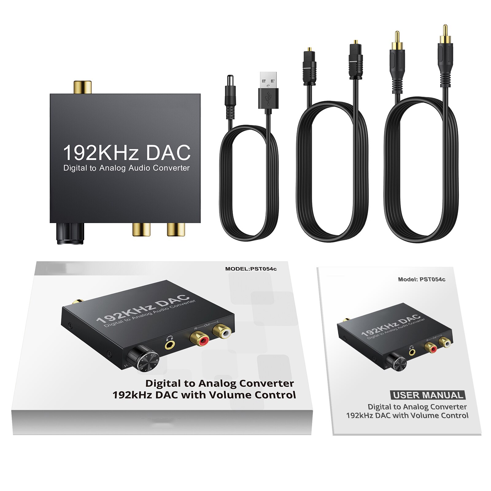 Esynic 192Khz Digitaal Naar Analoog Converter Dac Digitale Coaxiale
