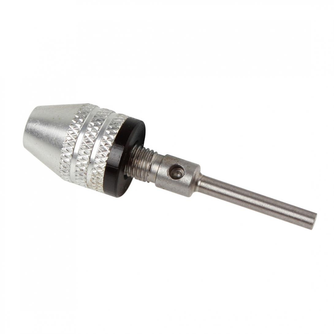 Alloy Rotary Tool Mini 0.3-4mm Keyless Drill Bit Chuck Adapter Screwdriver