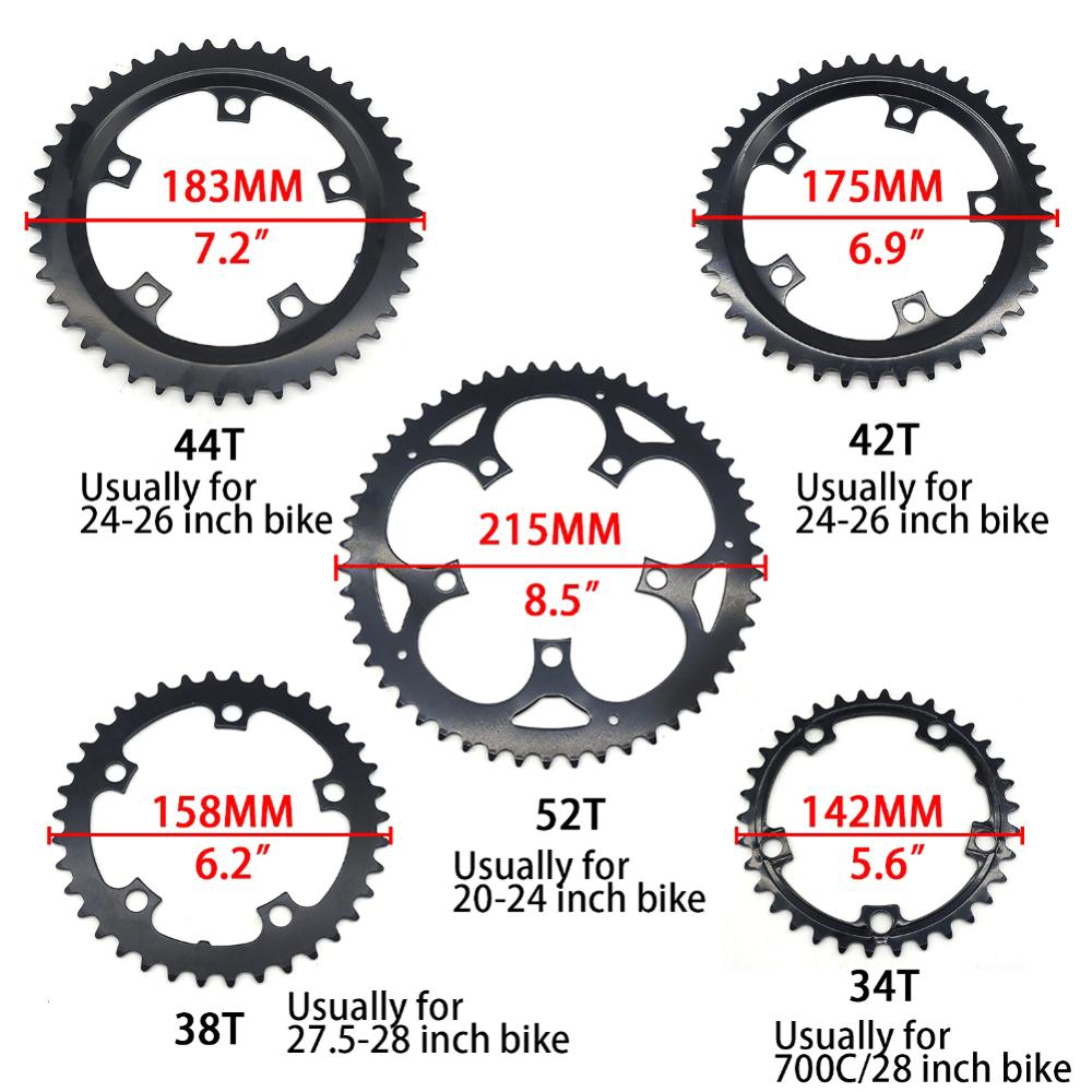 TSDZ2 sprocket sprocket 34T 38T 42T 44T 52T electric bicycle motorcycle parts sprocket Tongsheng middle drive motor sprocket