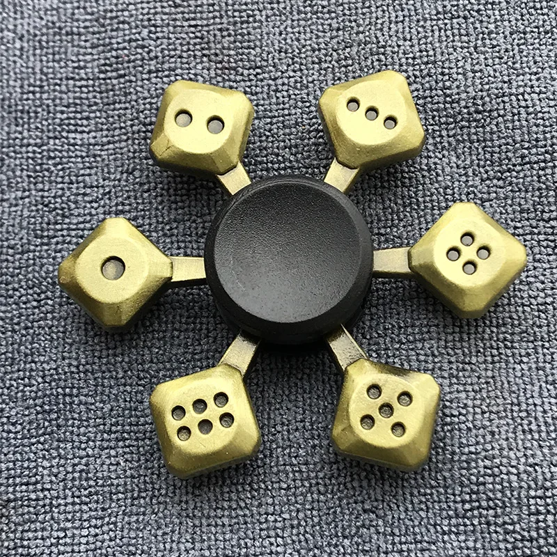 Bronze Farbe Metall Fidget Spinner R188 Stumm Lager Legierung Hand Spinner Stress Relief Dekompression Spielzeug für Kinder Erwachsene: Brown