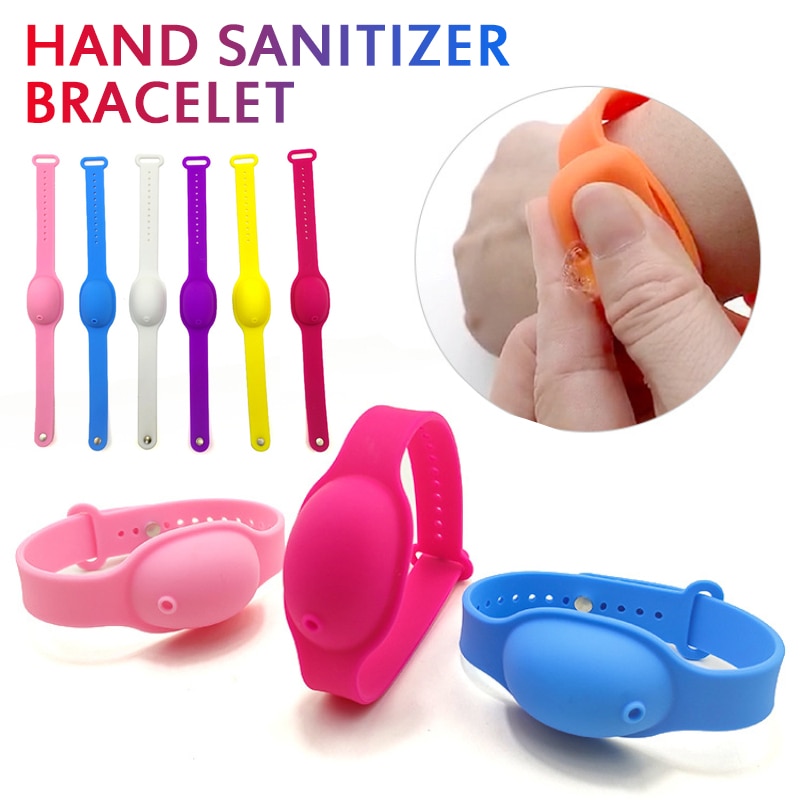 Ristband distributeur de main adulte enfant portable désinfectant pour les mains distributeur pompes désinfectant désinfectant désinfectant Bracelet outil de distribution
