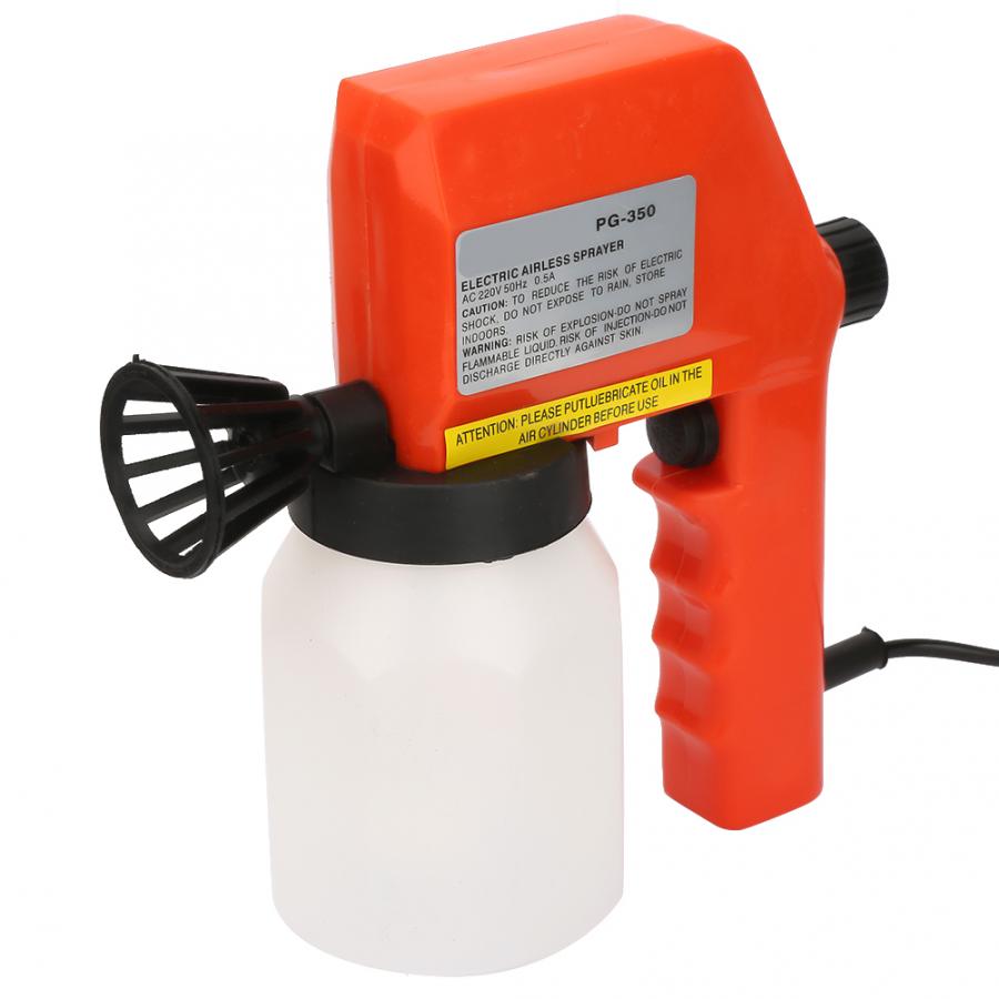 600ML Pneumatic Spray Hand Held Spray Electric Paint Sprayer Paint House Painting Tool 220V EU Plug