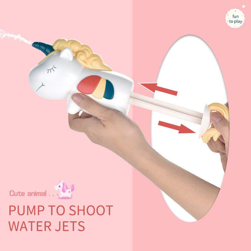 CSOC Lustige Spielzeug Einhorn Hai Schwein Wasser Pistolen Sommer Spielzeug