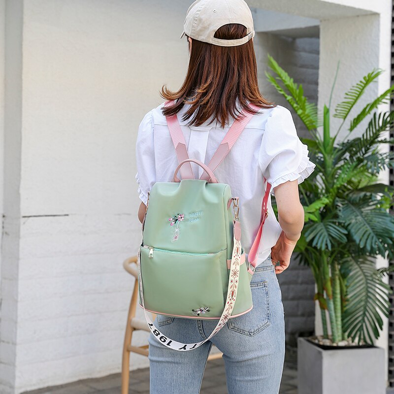 Multifuction CESHA Moda Anti Roubo de Mulheres Mochila Oxford Mochila para Adolescente Meninas Estilo Bonito Mochila Mochila Mochila