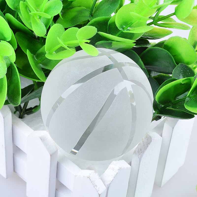 Craftsmanship Carving 70mm Basketball Material White Crystal Crystal Ball Crafts Ornaments