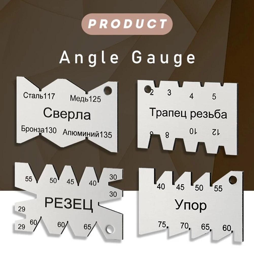 Machining Threads Screw Cutting Gauge Steel Angle Arc Model Angles Measure Tool Measuring Gauging Tools Gauges