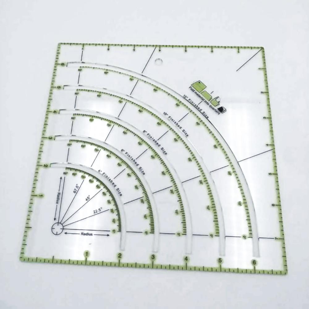 8 inch Patchwork Ruler Sewing Ruler DIY Tailor Foot Aligned Cutting Sewing Craft Tool Office & School Supplies