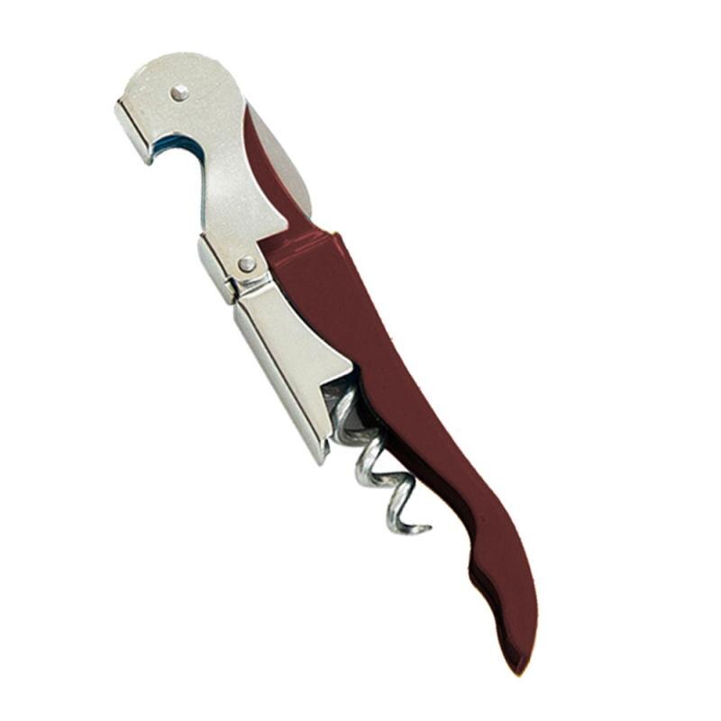 Rvs Kurk Schroef Corkscrew Multifunctionele Wijn Cap Opener Bier Cap Flesopener All-In-1 Keuken Bar gereedschap Accessoires: wine red