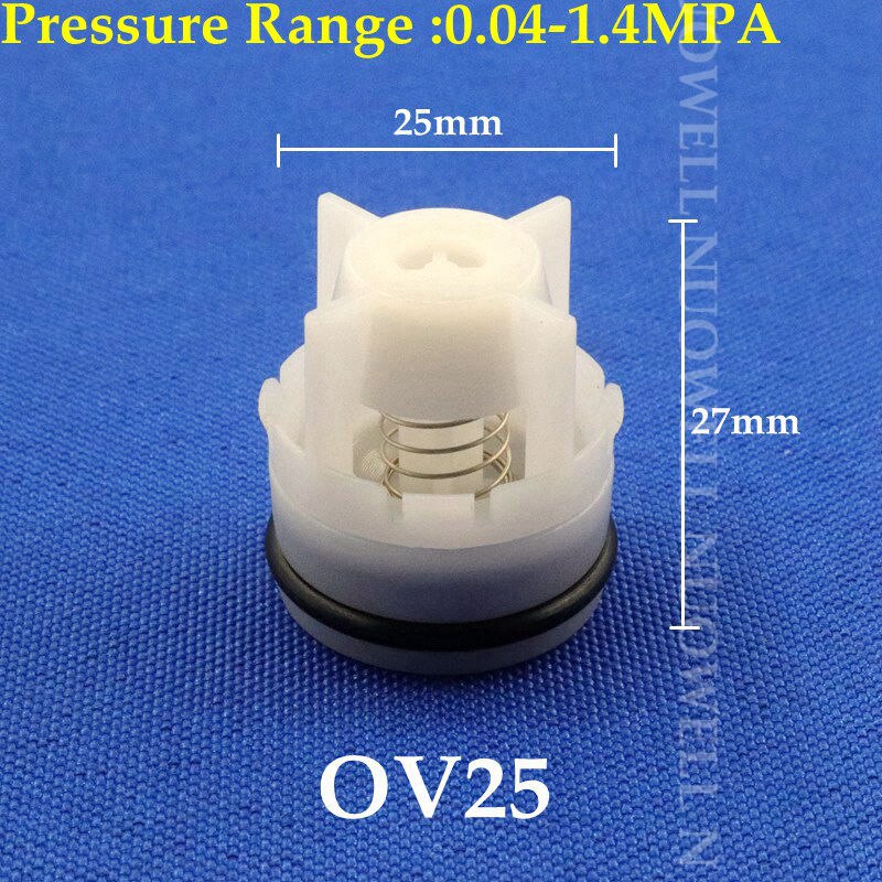 50~2Pcs 15~50mm Plug-in Plastic Check Valve Gas Water Stop One-way Control Connector Protection Anti Drip Valves: 5pcs / OV25mm