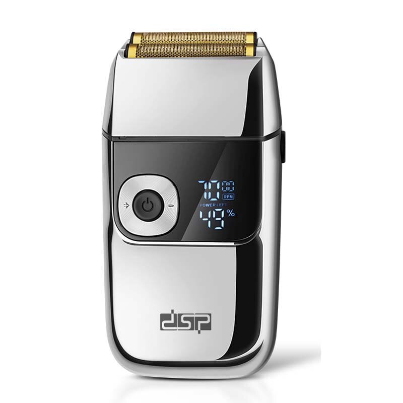 Metal housing 3 speed shaving machine for men electric hair shaver bald head rechargeable electric razor for beard washable