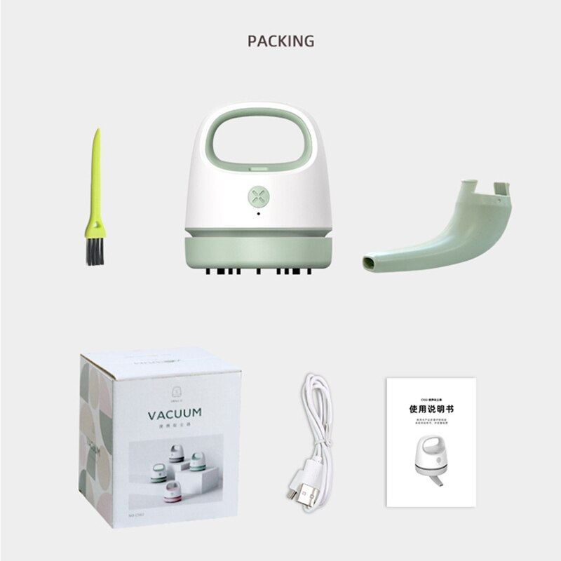Desk Vacuum Mini Handheld Vacuum Cleaner Car Wireless Portable Home Usb Charging Desktop Vacum Cleaner Aspirapolvere Auto