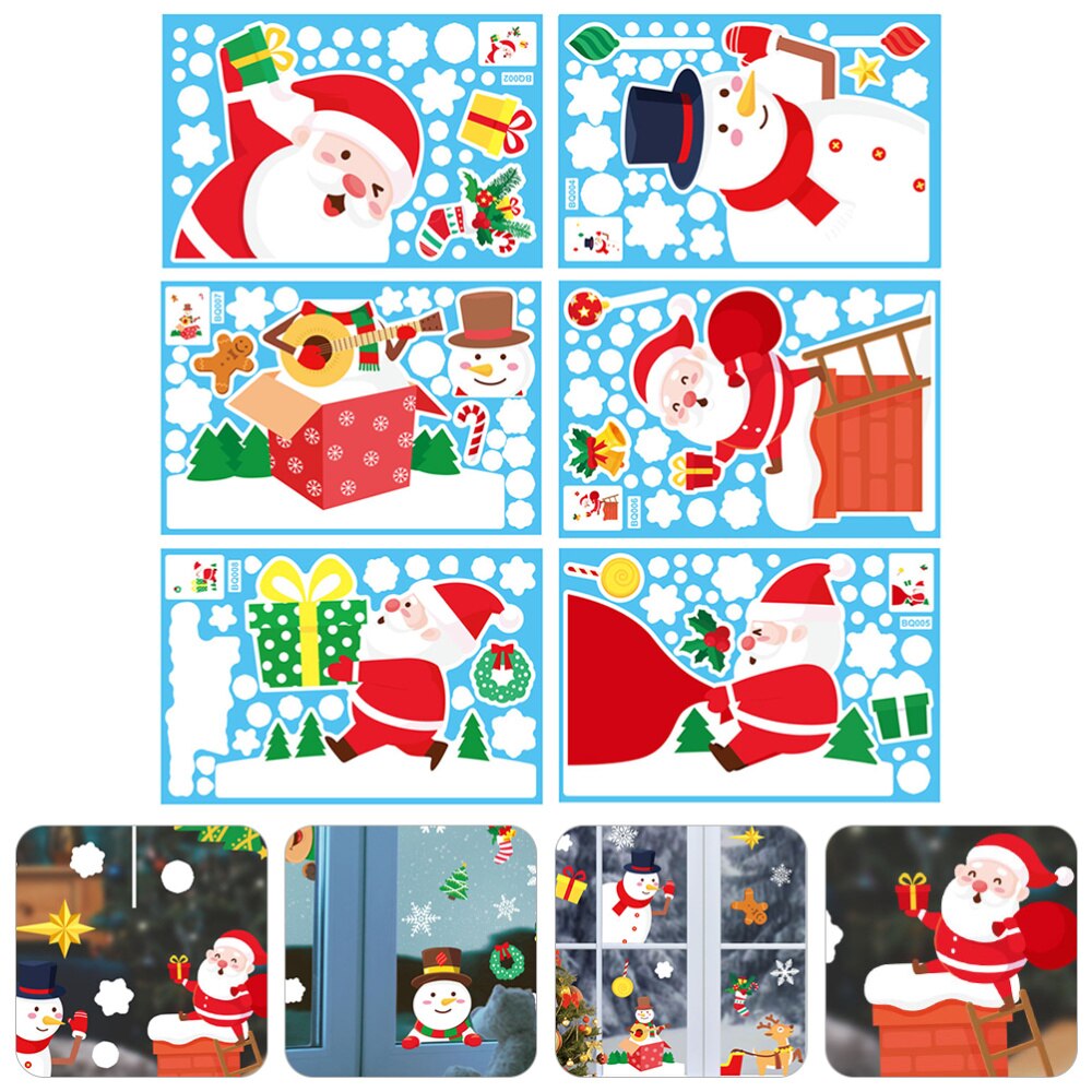 Kerst Raamstickers - Het Speelgoed Winkeltje