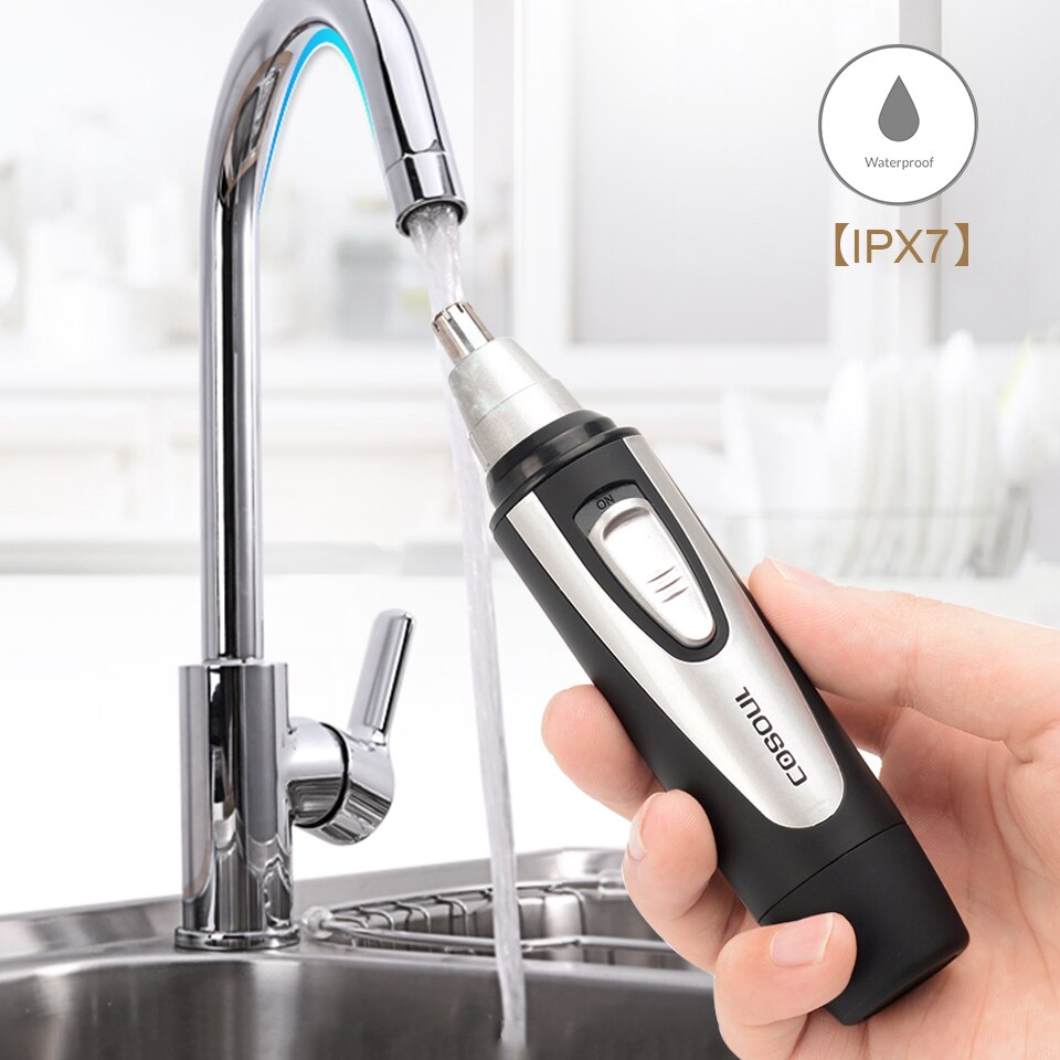 Electric Nose Hair Trimmer Stainless Steel Blade Nose Hair Clipper Ear Hair Trimmer Safe