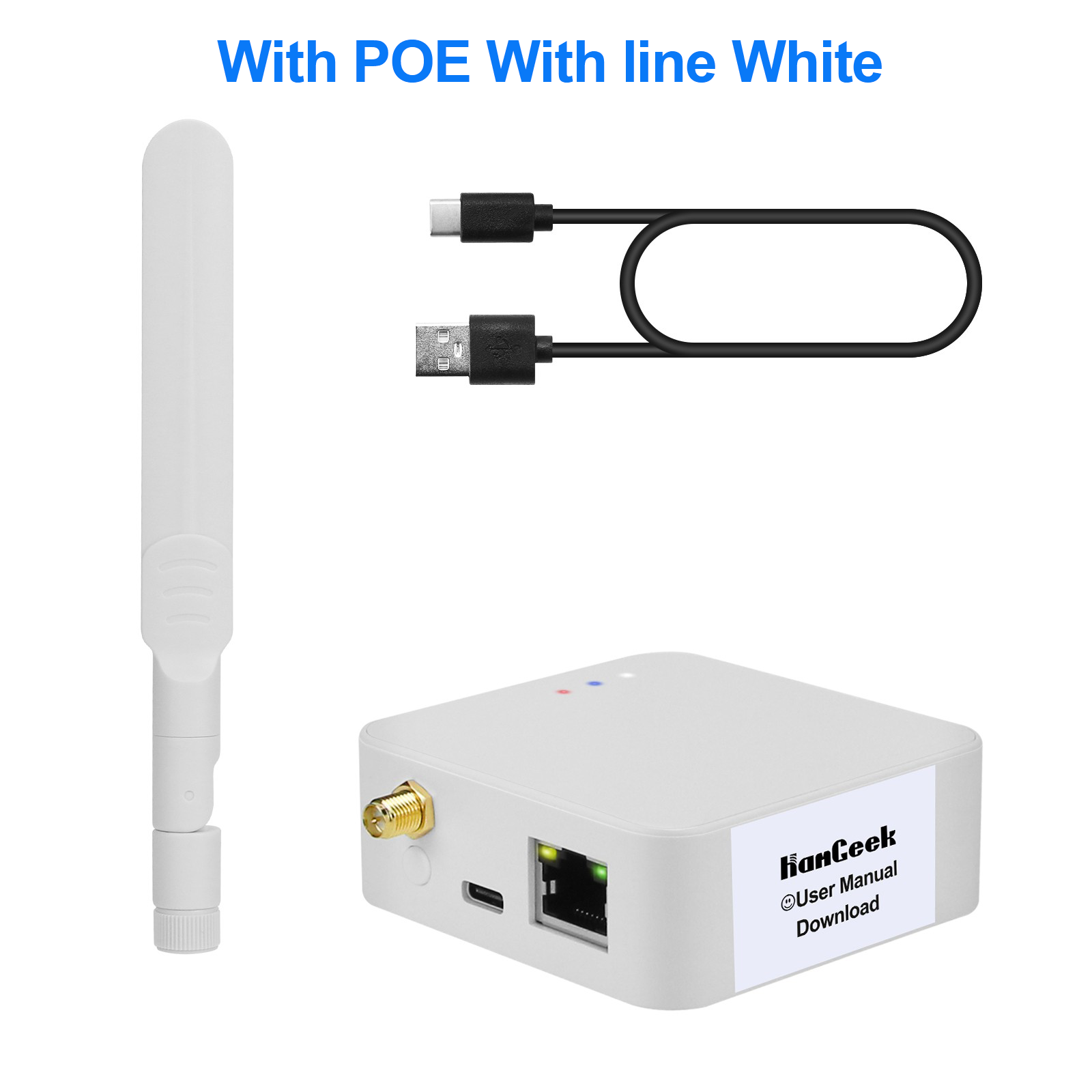 Hamgeek poe zigbee gateway support wifi zigbee 3.0 koordinator router til hamgeek  cc2652p/cc2652 p 7 modul zigbee 2 mqtt: Orange / 110v