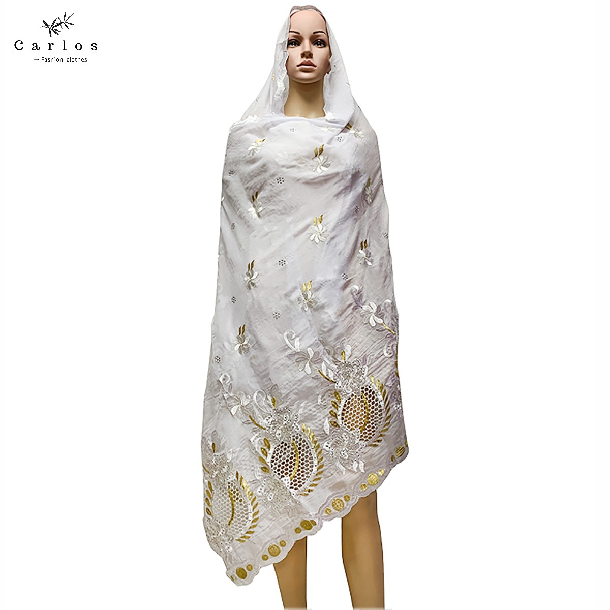 Écharpe Hijab 100% coton pour femmes africaines, écharpe Dubai, prix , Sc-23: Sc23-4