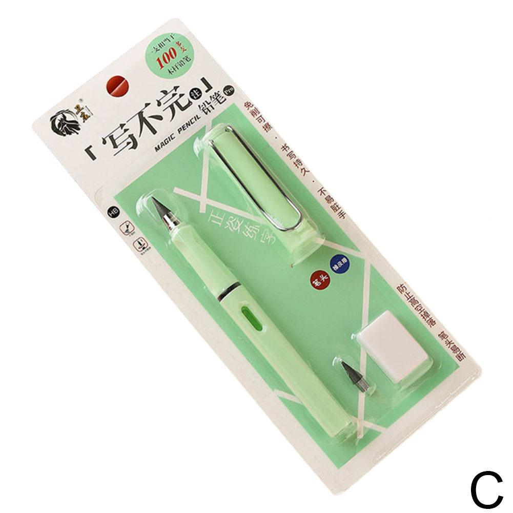 Unlimited Writing Pencil Magic No Ink Pen Magic Novelty Writing Eternal Pencil Art Sketch Painting Sign Pen School Business: green
