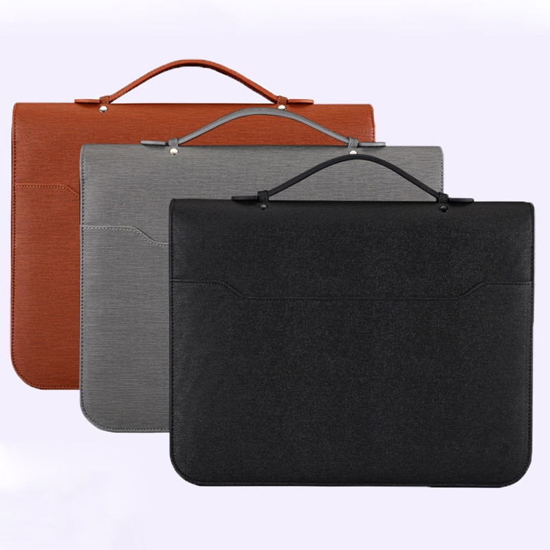 A4 Padfolio Datei Schrank Ordner Luxus Bindemittel Fichario Organizer Halfter Geschäft Ringe Manager Aktentasche Reißverschluss Spirale Notizbuch
