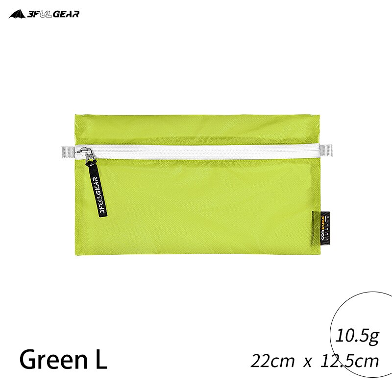 3F UL GEAR Volador 2 Multipurpose Sundries Bag Storage Bag A Toiletries Bag Wear-resistant Finishing Bag: Green L