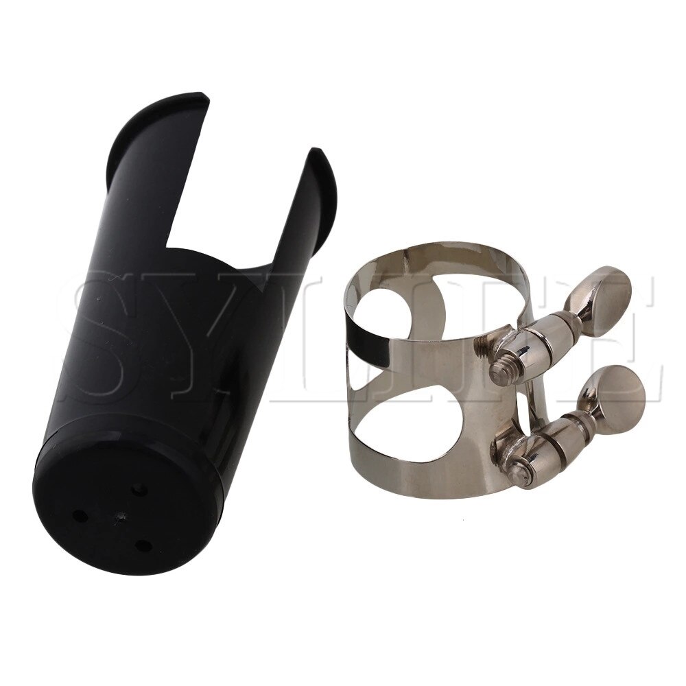 Bb Clarinet Mouthpiece Nickel Ligature with Cap