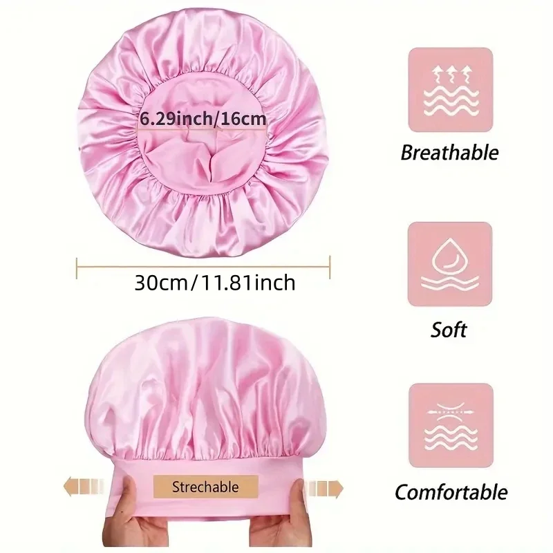 Haste de ondulação sem calor, faixa de cabelo sem calor, rolos de cabelo macios, cachos preguiçosos, gorro de cetim, touca noturna, ferramentas de estilo de cabelo