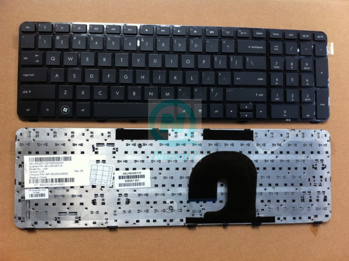 Originele Keyboard US Met Frame Voor HP Pavilion dv7t dv7 dv7-4000 dv7-4100 dv7-5000 608557-001 AELX9U00110 MP-09L83US6920