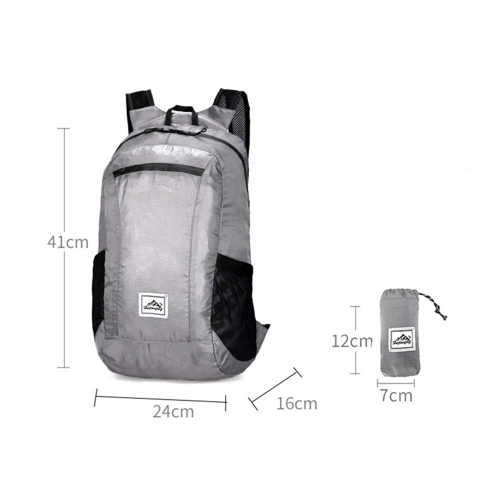 Lichtgewicht Draagbare Opvouwbare Rugzak Waterdichte Rugzak Opvouwbare Tas Ultralight Outdoor Pack Voor Vrouwen Mannen Reizen Wandelen