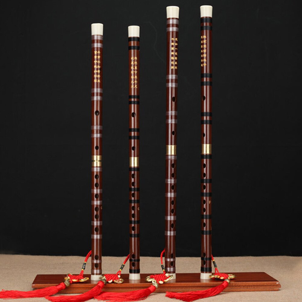 Bamboo Flute Fife Flute Traditional Chinese Musical Instrument Party Supplies Home Decoration for Party (G Patter