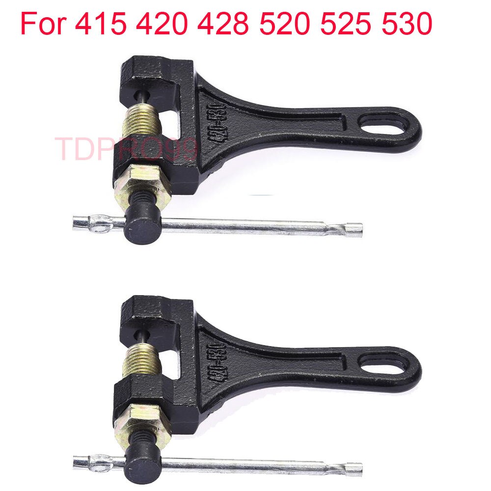 1pcs Motorcycle Chain Link Remove Hard Disk Breaker Separator Dirt Tool Bike 420-530 Chain Breaker bicycle