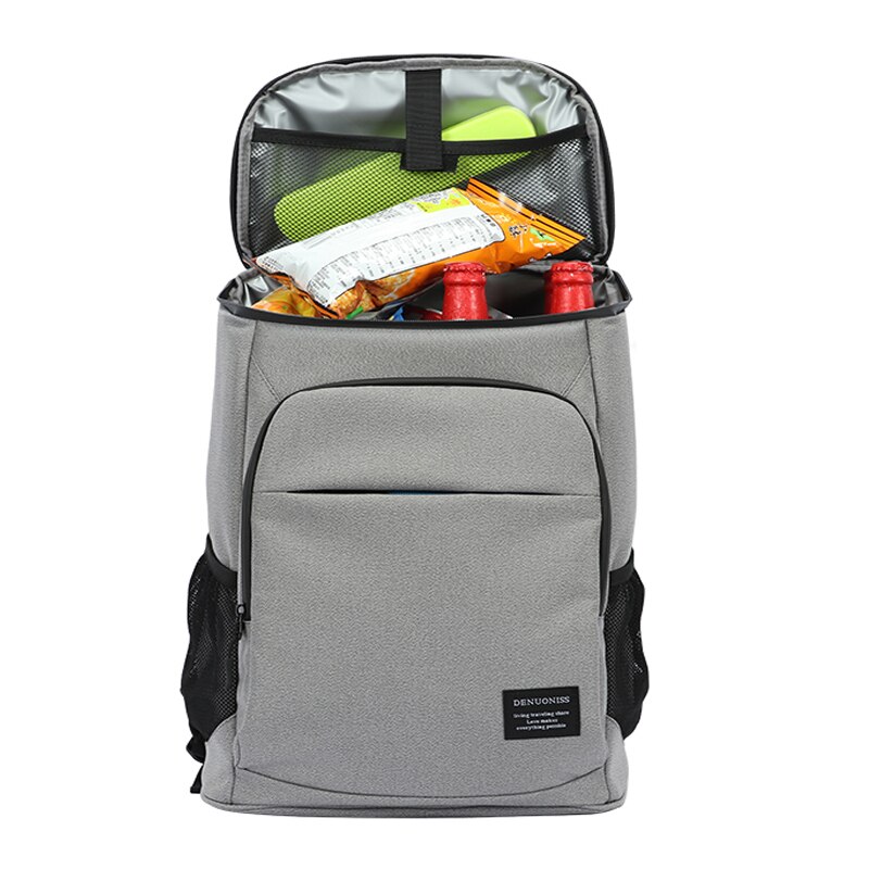 30L Soft Beer Cooler Bags 35 Cans Leakproof Cooler Backpack 600D Oxford Waterproof Picnic Thermal Insulated Bag Food Container