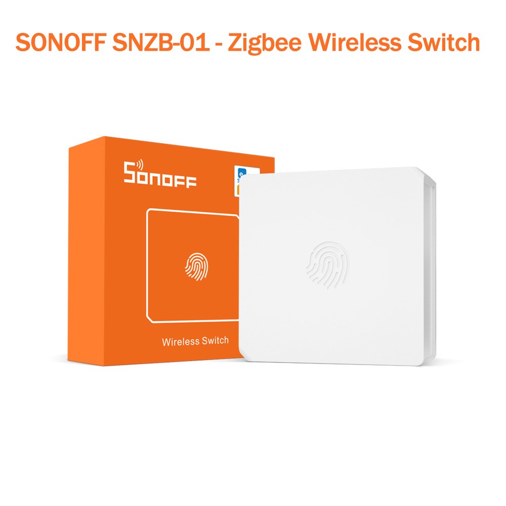 Sonoff-conmutador inteligente ZBDongle P Zigbee 3,0, concentrador de puente Universal, SNZB-01, sin cable neutro: Sonoff SNZB01