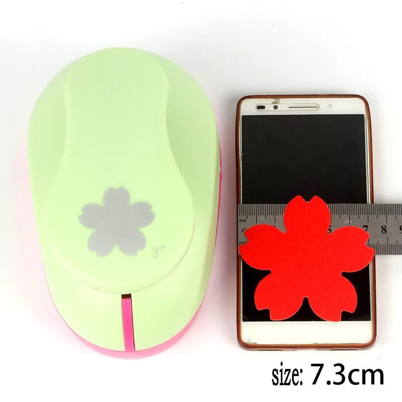 1.5cm-7.3cm Cherry blossoms craft punch paper punches scrapbooking puncher DIY handmade craft punch EVA foam hole punch Sakura