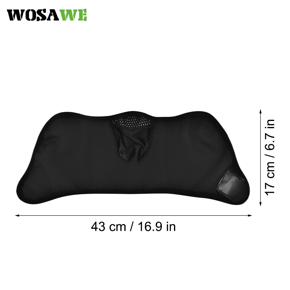WOSAWE Winter Cycling Mask Winter Fleece Windproof Cold-proof Warm Half Face Mask Breathable Hiking Skiing Bike Sports Mask
