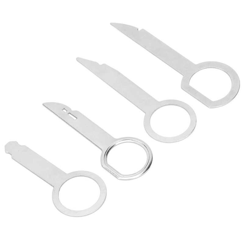 Car Radio Removal Tool CD Player Release Keys Tools for Repair Replacement for Bora