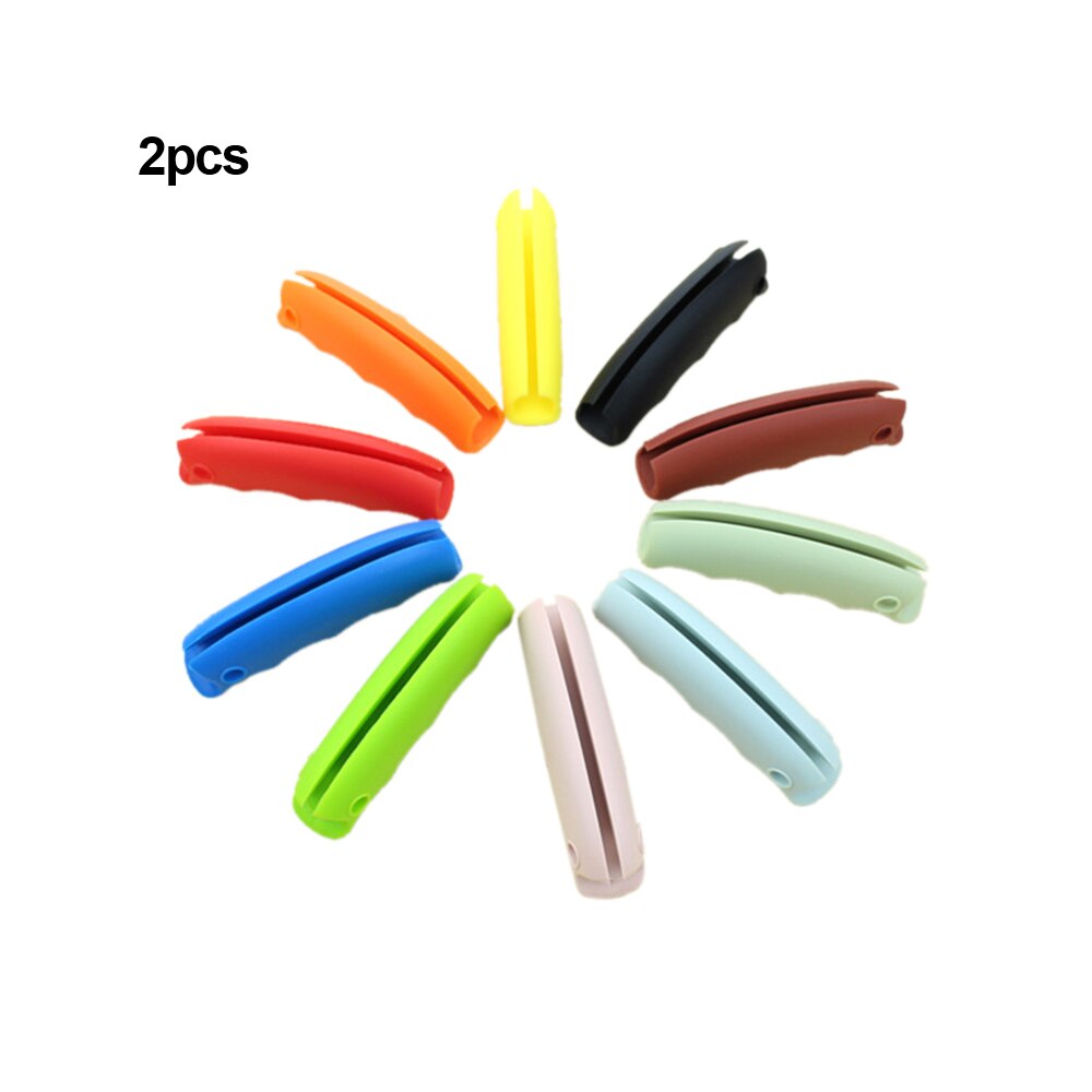 2 pcs Huishoudelijke Draagbare Draagtas Siliconen Handgrepen Hand Bescherming Apparaat Thuis Keuken Gereedschap Willekeurige Kleur Plukken Handvat