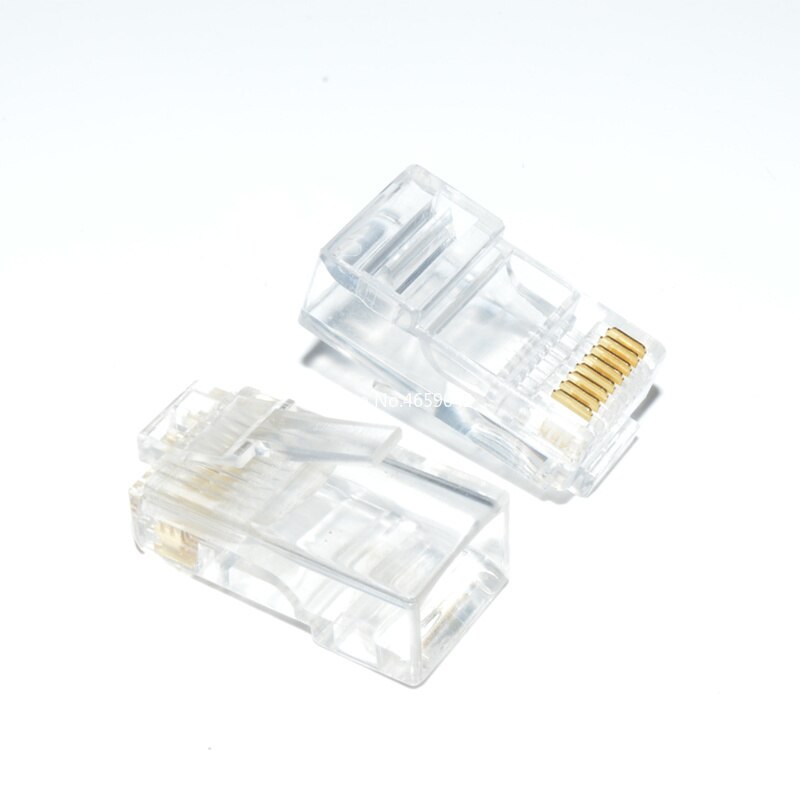 10Pcs RJ11 RJ45 6P2C 6P4C 6P6C 8P8C Telephone Internet Modular Plug Jack Network Connector
