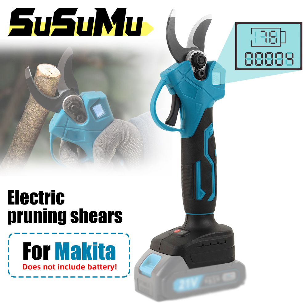 Borstelloze elektrische snoeischaar Draadloze tuinschaar Aangedreven boomtakschaar Elektrische tuinschaar voor Makita-batterij