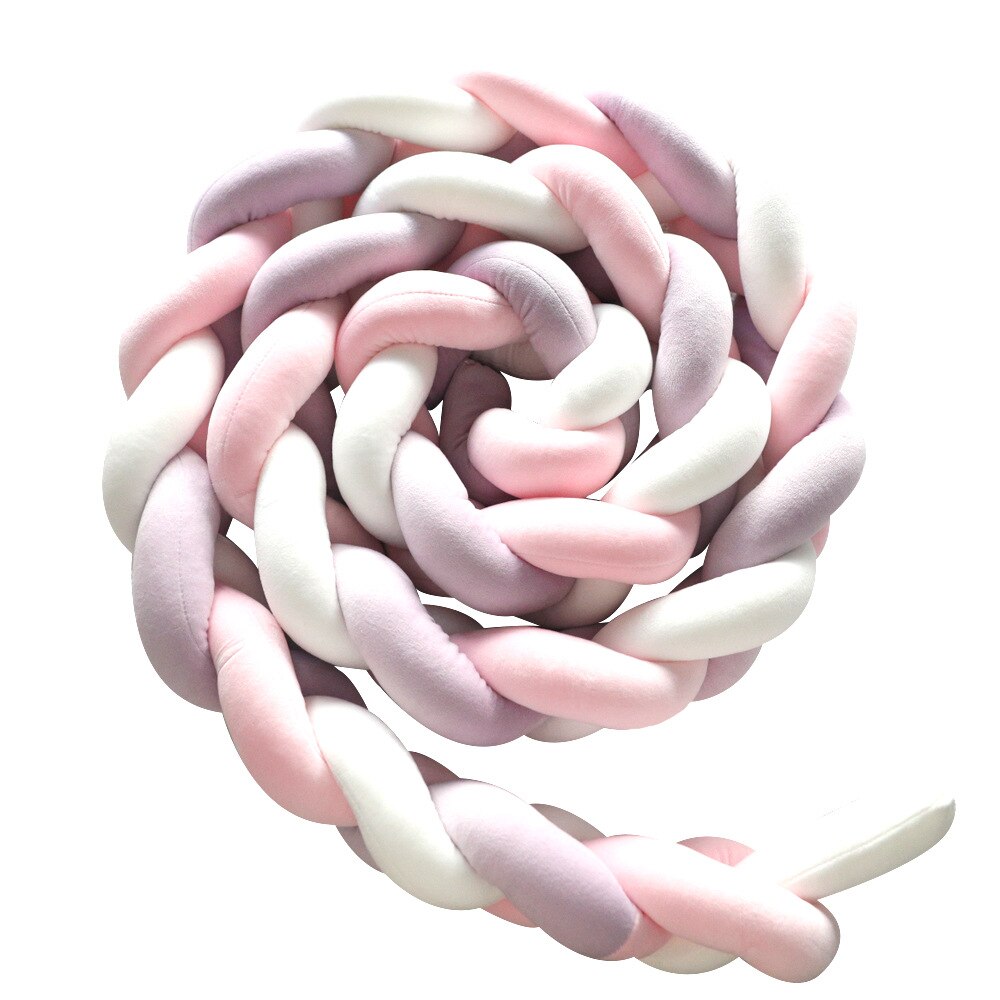 3M Lengte Katoen Weave Pluche Knoop Kamer Decoratie Meisje Kinderkamer Berço De Bebe Protector De Cuna