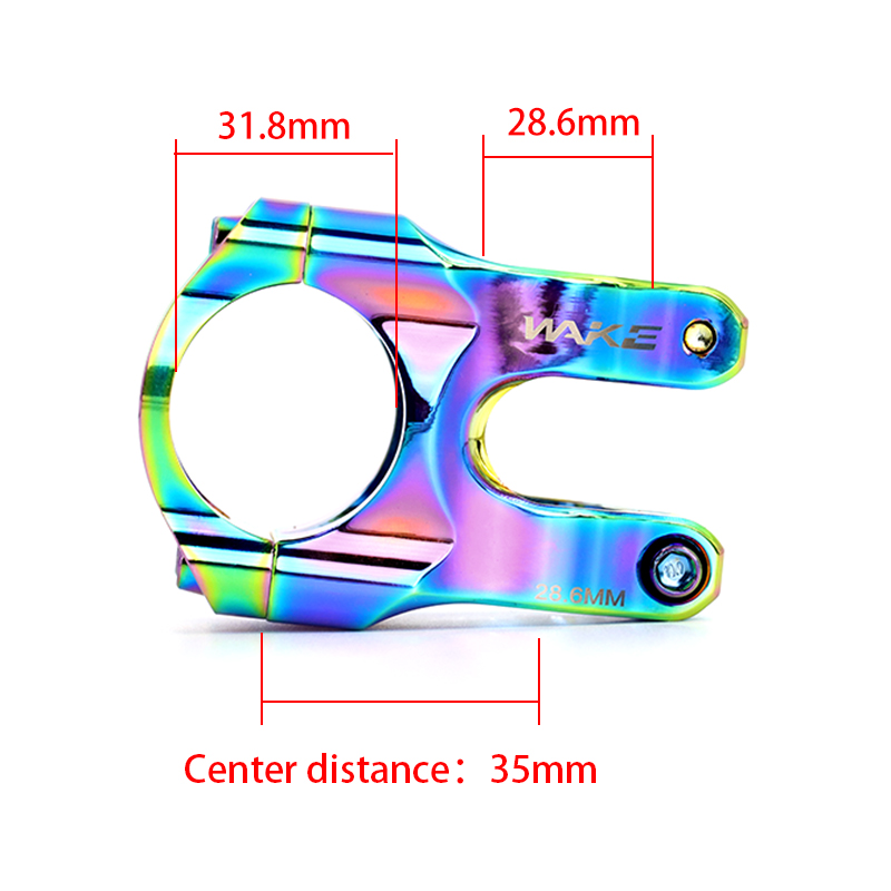 Wake Mtb Power Stem bicicleta de carretera puente de bicicleta de montaña potencia corta 31,8mm 35mm mesa de manillar de carretera vástago ajustable Riser ciclismo
