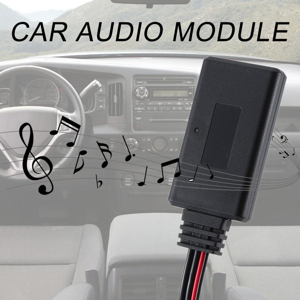Pour BMW E60 04-10 E63 E64 E61 Auto 12Pin sans fil Bluetooth Module Radio stéréo AUX-IN Aux câble adaptateur
