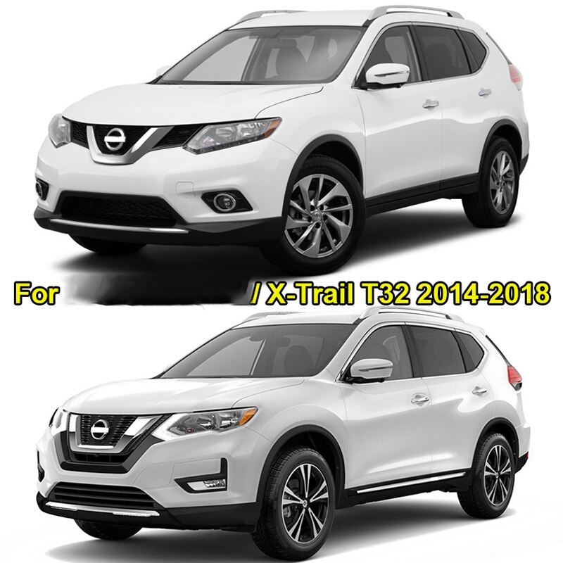 Chrome Exhaust Muffler Tip Tail Pipe Trim Cover Car Styling Accessories for Nissan Rogue X-Trail T32