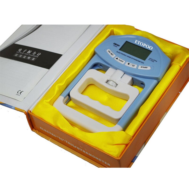 Dynamomètre poignée numérique dynamomètre poignée main force mètre Auto capture poignée puissance 200Lbs/90Kg main électronique